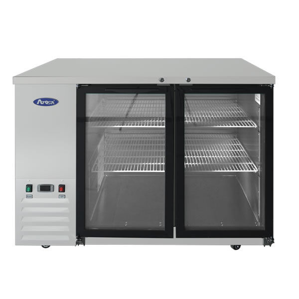 Atosa 48" Back Bar Cooler w/ Glass Doors, Model# MBB48GGR