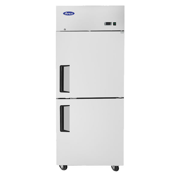 Atosa Top Mount Two-Divided Door Refrigerator (right hinge), Model# MBF8010GR