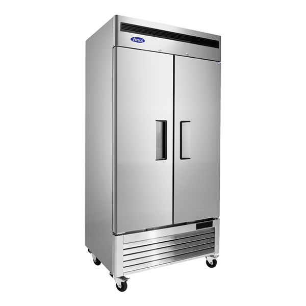 Atosa 39" Bottom Mount Two-Door Refrigerator, Model# MBF8506GR