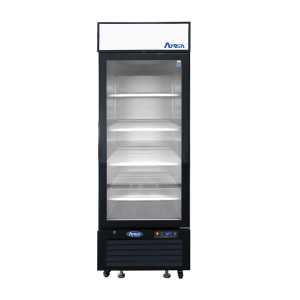 Atosa Black Single (1) Door Merchandiser Refrigerator, Model# MCF8722GR
