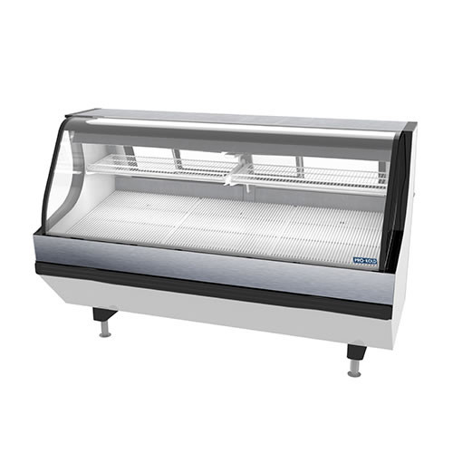 Pro-Kold 79.21" White Self-Contained Refrigerated Meat Case, Model# MCSC80W