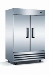 U-Star Reach-In Refrigerator46.5 Cubic FeetStainless Steel2 Doors, Model# USRF-2D