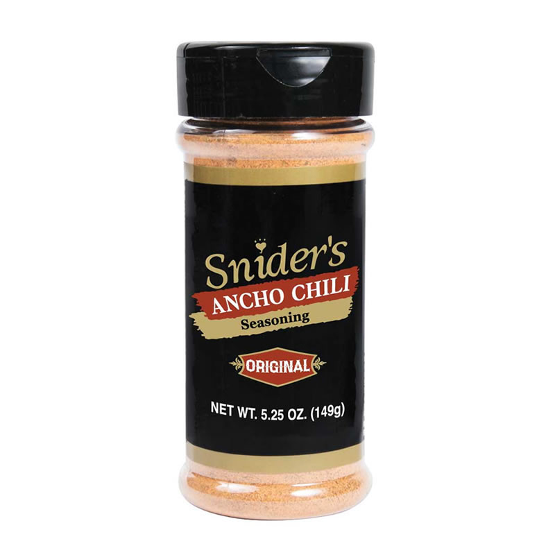 Snider's Original Ancho Chili Seasoning Case of 12 - 5.25 oz. Shakers, Model# 2179014