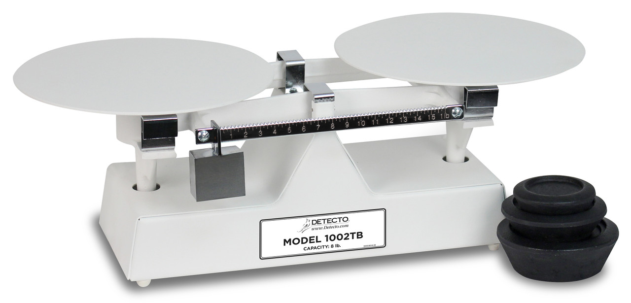 Cardinal Detecto 8 lb Capacity Mechanical Dough Scale No Scoop 16 oz x 1/4 oz, Model# 1002TBNS