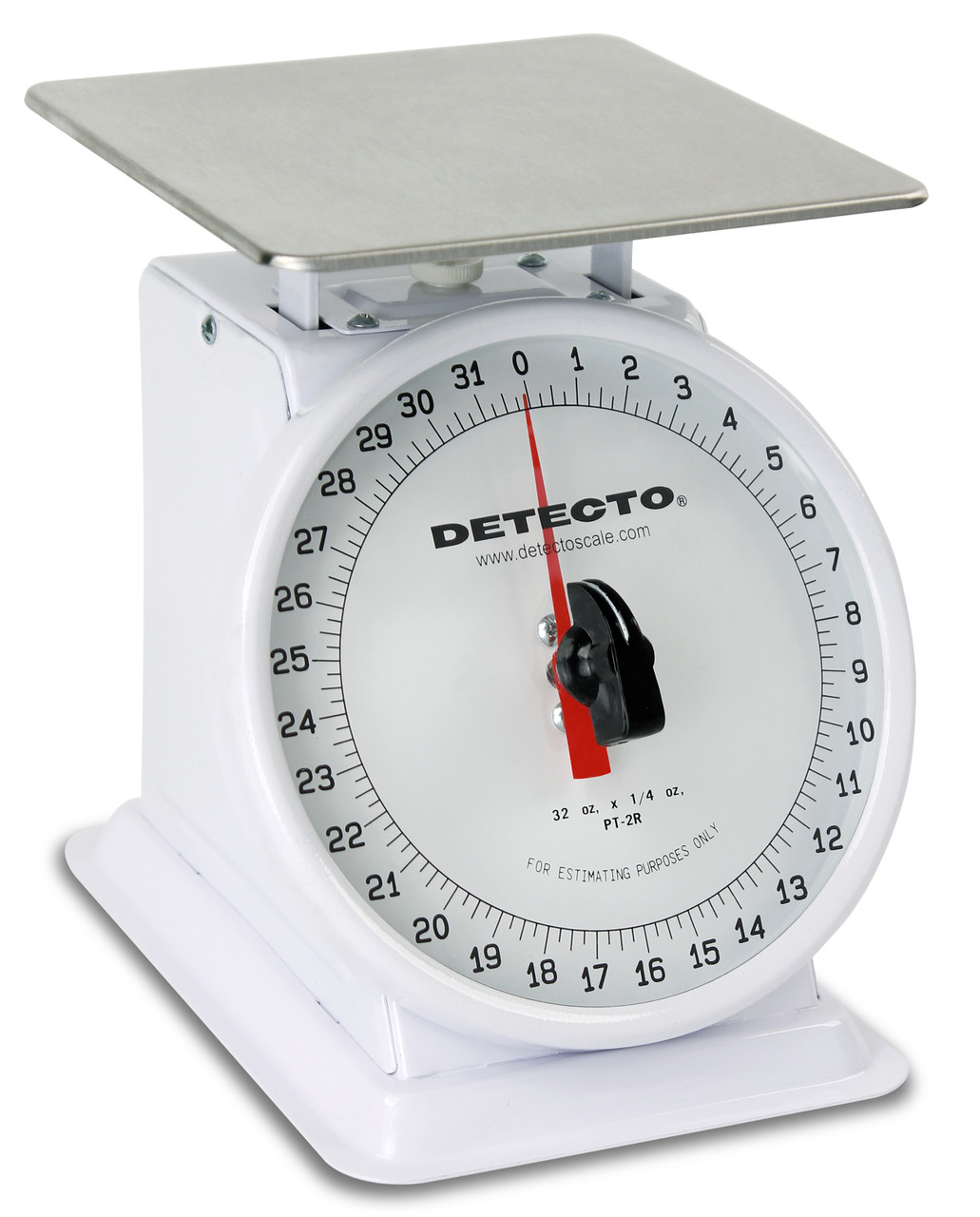 Cardinal Detecto 32 Oz Top Load Rotating Dial Scale 5.75" x 5.75", Model# PT-2R