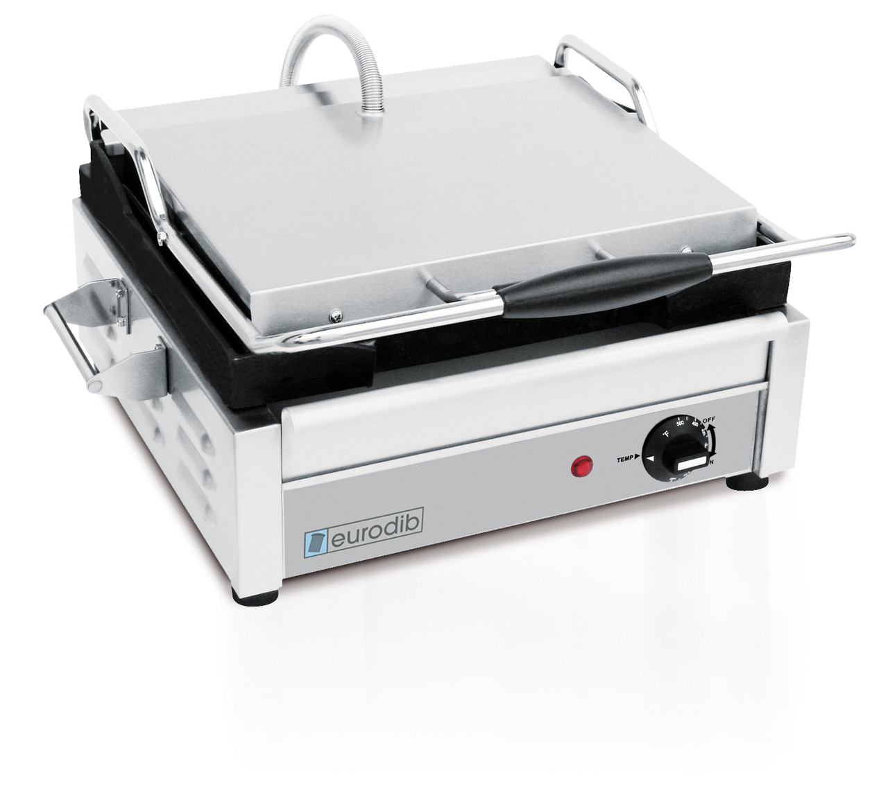 Eurodib Ribbed Commercial Electric Panini Grill, Model# SFE02345-120