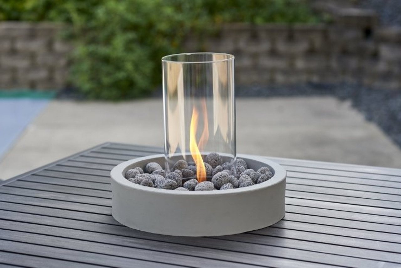 The Outdoor GreatRoom Company INT-EZ Intrigue Gas Table Top Fire Pit