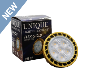 2 WATT Flex Gold LED MR16 by Unique Lighting