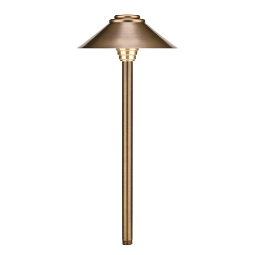 2129-BSO Olde Brass Path and Area Light by Vista Lighting