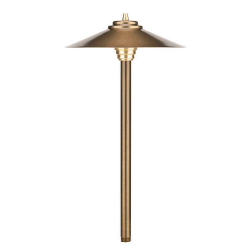 2131-BSO Olde Brass Path and Area Light by Vista Lighting