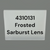 Lens Replacement, Starburst Frosted