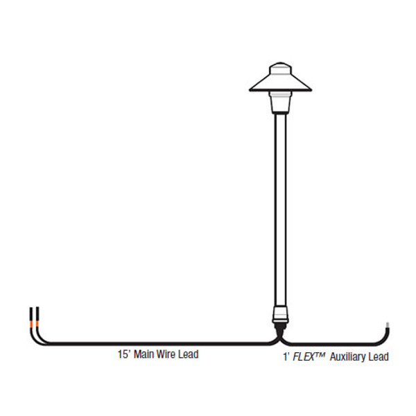 Proton 18" Area Light (Alloy, Bronze) 12 Volt