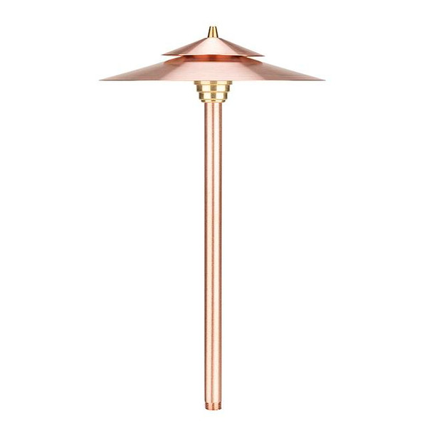 2127-CSN Solid Copper Path and Spread Light by Vista Lighting