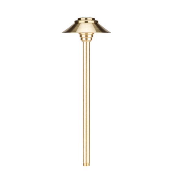 2128-BSN Brass Path and Area Light by Vista Lighting