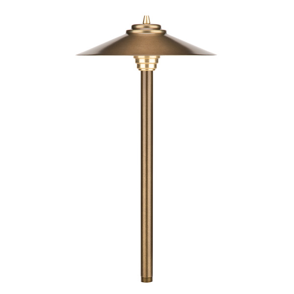 2131-BSO Olde Brass Path and Area Light by Vista Lighting