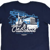 Old School Hammer Lane Trucker T-Shirt Back Close Up