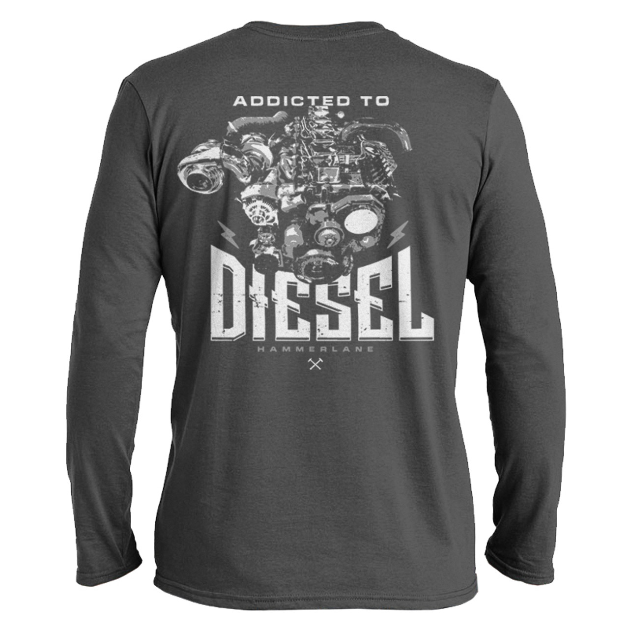 Addicted To Diesel Hammer Lane Long Sleeve T-Shirt - Hammer Lane