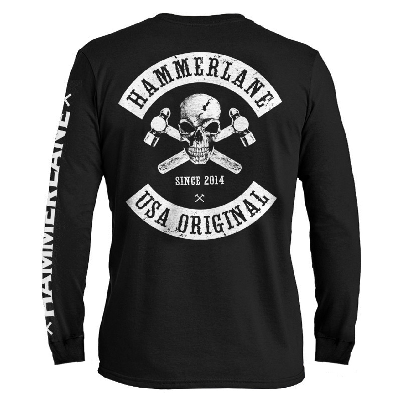 Skull Hammer Lane Long Sleeve T-Shirt - Hammer Lane