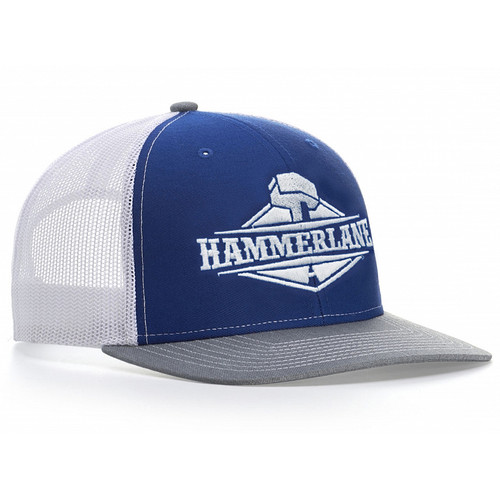 Snapback Royal Blue & White Hammerlane Trucker Hat