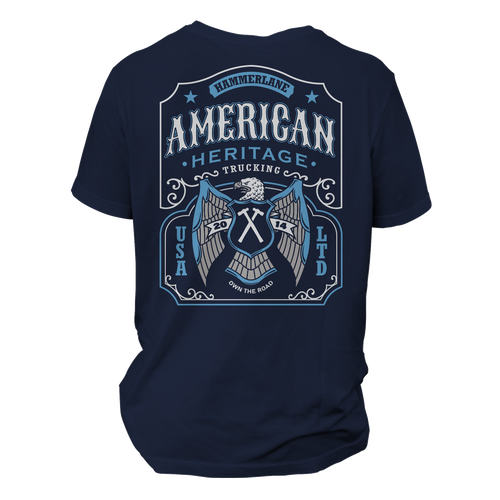 American Heritage Hammer Lane Blue T-Shirt