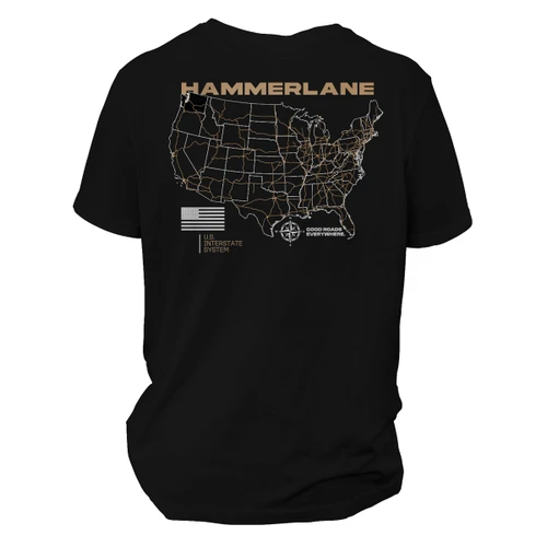 American Grit Hammer Lane Black T-Shirt