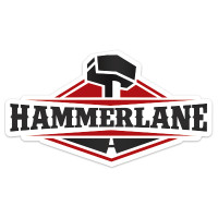 Hammer Lane 4" Sticker