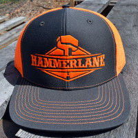 Snapback Neon Orange Hammerlane Trucker Hat In Truck