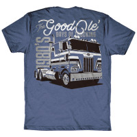 Good Ole Days Of Trucking Hammer Lane T-Shirt Back