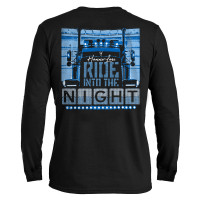 Ride Into The Night Hammer Lane Long Sleeve T-Shirt Back
