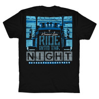 Ride Into The Night Hammerlane Short Sleeve T-Shirt Back