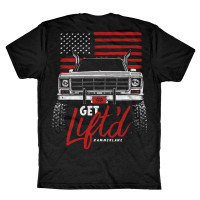 Black Get Lifted Hammerlane T-Shirt Back