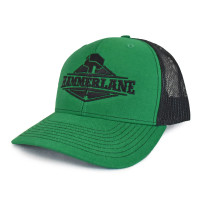 Snapback Green & Black Hammerlane Trucker Hat Side Angle