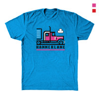 Hammer Lane Pixel Truck Kids T-Shirt