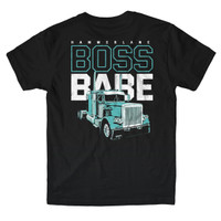 Boss Babe Hammer Lane Ladies T-Shirt Back