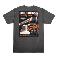 MATS 2024 Orange Truck/Black Stripe Hammer Lane Trucker T-Shirt