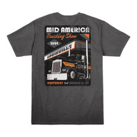 MATS 2024 Black Truck/Orange Stripe Hammer Lane Trucker T-Shirt