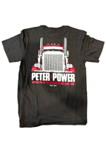 Dark Grey Peter Power Hammer Lane T-Shirt Back