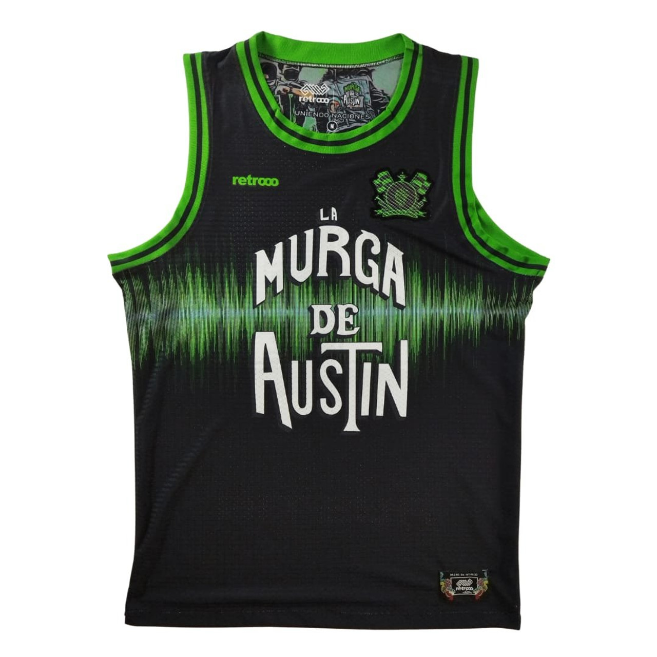 2022 La Murga De Austin Basketball Jersey - Los Verdes Webstore