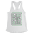 Los Verdes - Stacked (Women's White Racerback Tank)