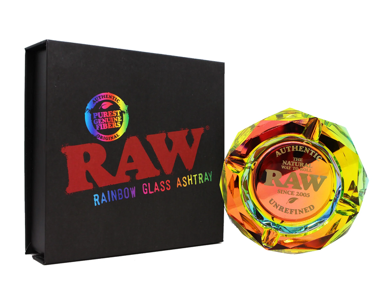 RAW DARK SIDE GLASS ASHTRAY