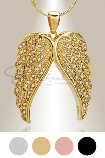 Angel Wings  - Cremation Pendant