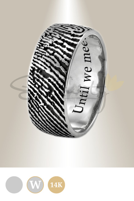 Men's Ring - Fingerprint Jewelry