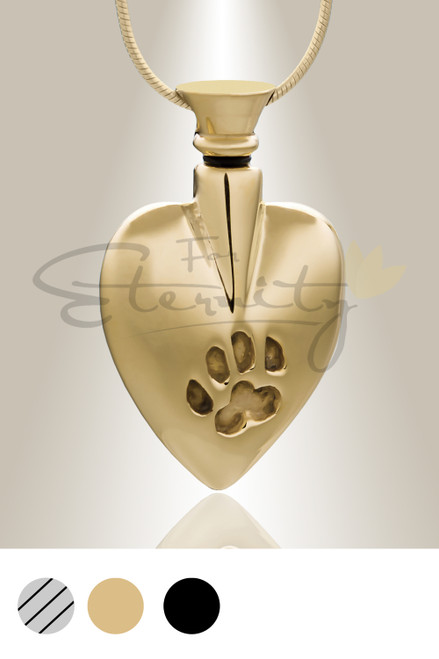 Paw Heart - Cremation Pendant