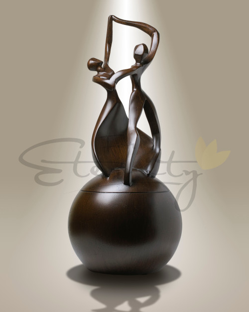 Dance Of Life Urn - Wood