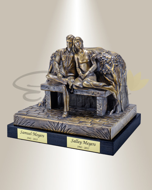 Together Forever Bronze Companion Urn