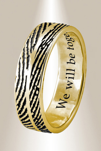 Two Print Fingerprint Ring