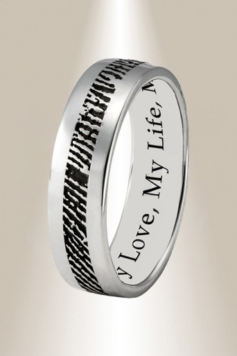 Center Fingerprint Ring