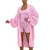 Solid Color Knitwear Pocket Cardigan Mid-length Sweater Coat