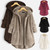 Women's Hooded Double-sided Velvet  Coat