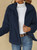 Women's Fleece Lapel Cropped Jacket